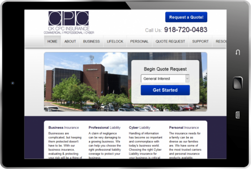 Responsive for Mobile Tablets